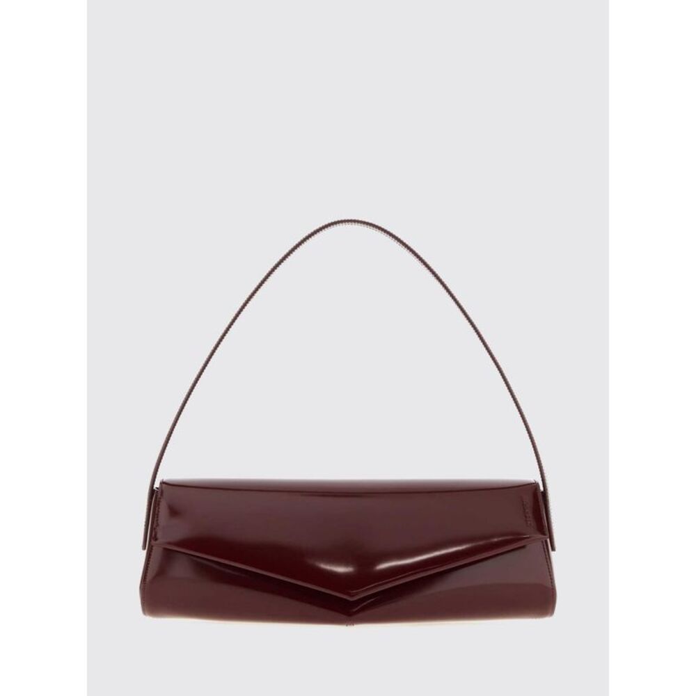 Jil Sander Women Kante Brushed Calfskin Shoulder Bag Jil Sander With Flat Handle